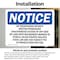 Signmission No Trespassing Without Written Permission OSHA Notice Sign, Vinyl Decal, 10in W x 7in L, 2PK OS-2PACK-NS-D-710-L-15007 - alternate 6